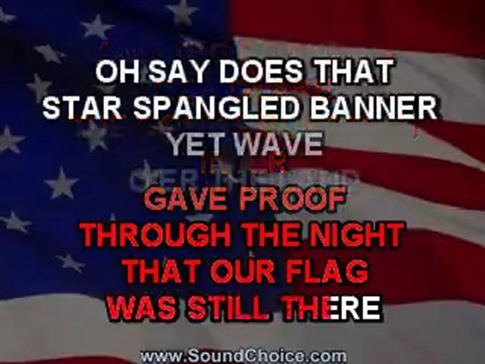 Star Spangled Banner - Hymne Américain