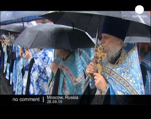 Russia, Long-lost Jesus icon restored on... - no comment