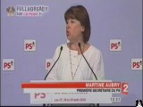 Martine Aubry Discours La Rochelle 2010 [NWS] FR2 290810