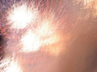 FEU D'ARTIFICE A LA FERIA DE DAX - Eté 2010