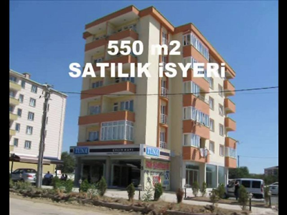 Çorlu da 550m2 Satılık İşyeri