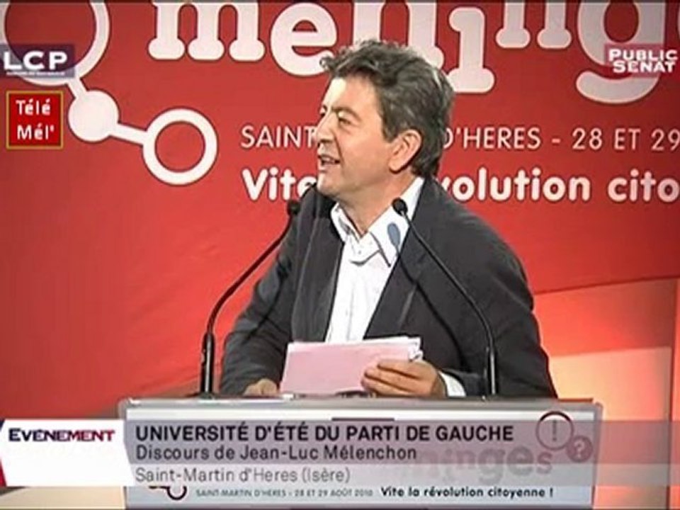 Mélenchon au Remue-méninges du PG [2/2]