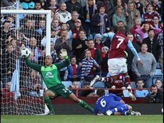 Aston Villa 1-0 Everton Young brilliant-strike