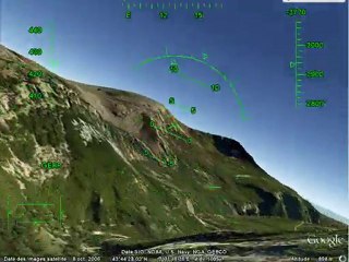 Nice survol virtuel Mt Vial Toudon retour par vallée du Loup