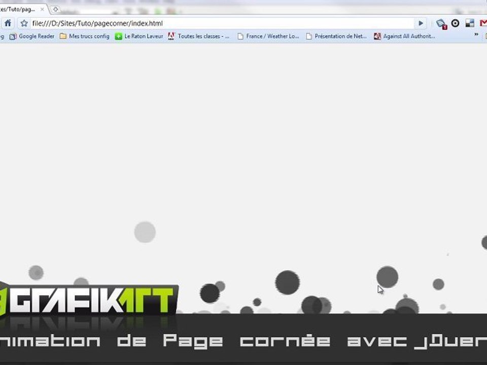 Tutoriel : Page cornée en Javascript