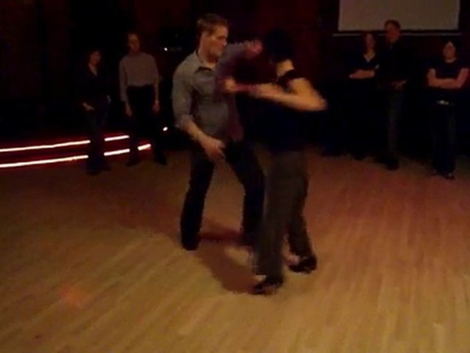 FreeSwingDanceLessons.com : Dan and Gaby Drag Blues Part 4