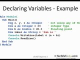 VB Beginner 3 - Variables, Data types, Assignment