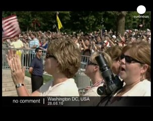 Tea party rally on Washington's Mall - no comment