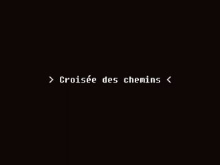 Croisée des chemins
