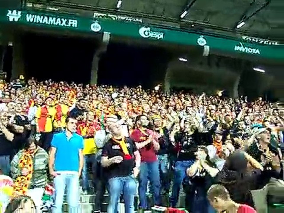 Parcage lensois à St-Etienne - après-match