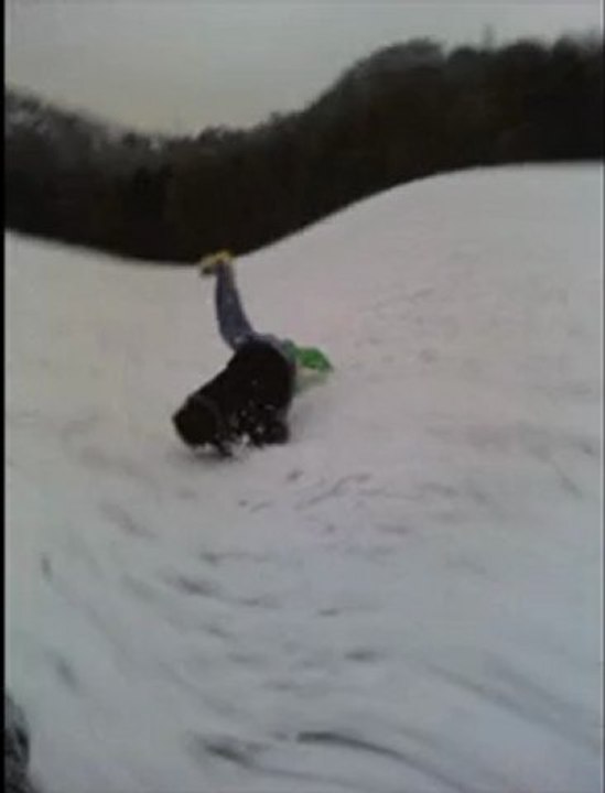 cascade en luge