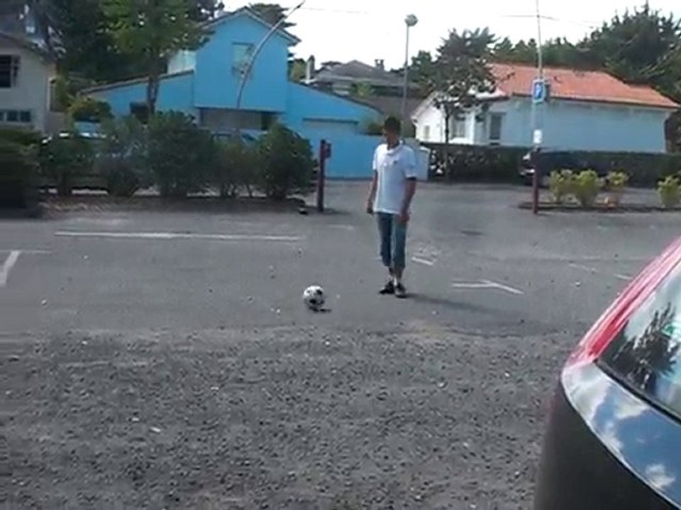 tir dans panneau