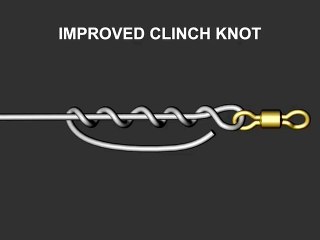 Clinch Knot Misina Düğümleri www.baliksevdam.com