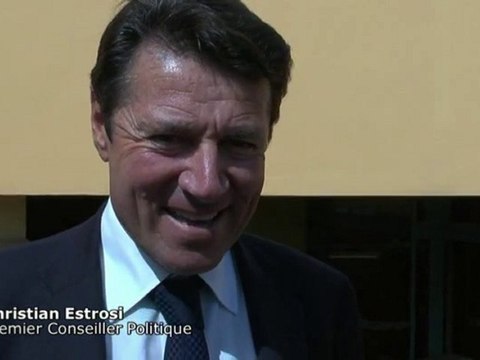 Séminaire UMP : Itw Christian Estrosi