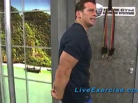 Resistance Bands - Chest Triceps and Abs Workout