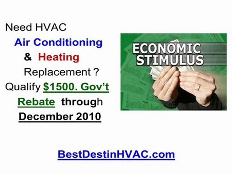 Best Destin HVAC: Stimulus Bill Refund Details Energy Star