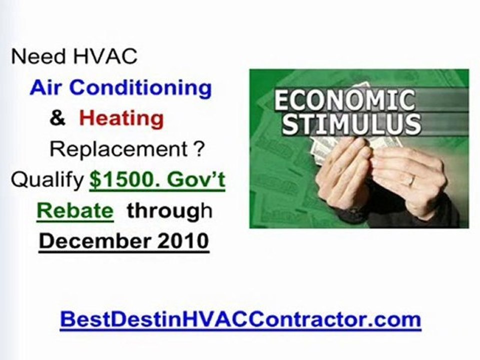 Best Destin HVAC Stimulus Bill Rebate Destails Energy Star