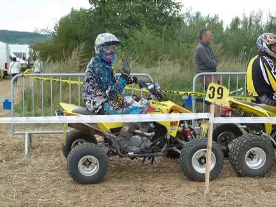 Benjamin sur son 450 LTR à la Course de Dorlisheim