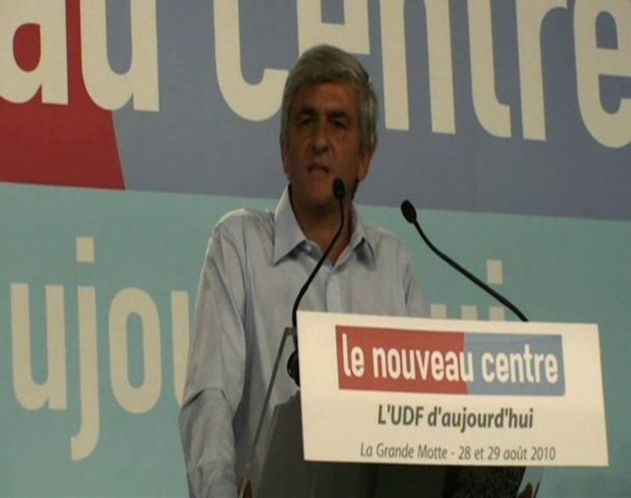 Discours d'Hervé Morin - 29.08.2010