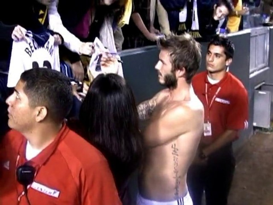 SNTV - Becks gets cross