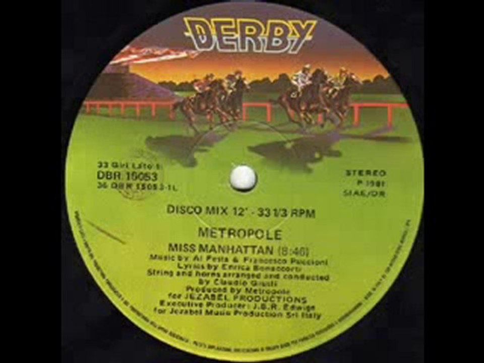 80's funky disco music-Metropole - Miss Manhattan 1981