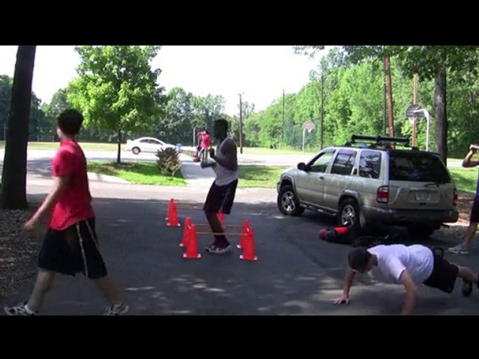 Vertical Jump Training: Plyometric Square Drill