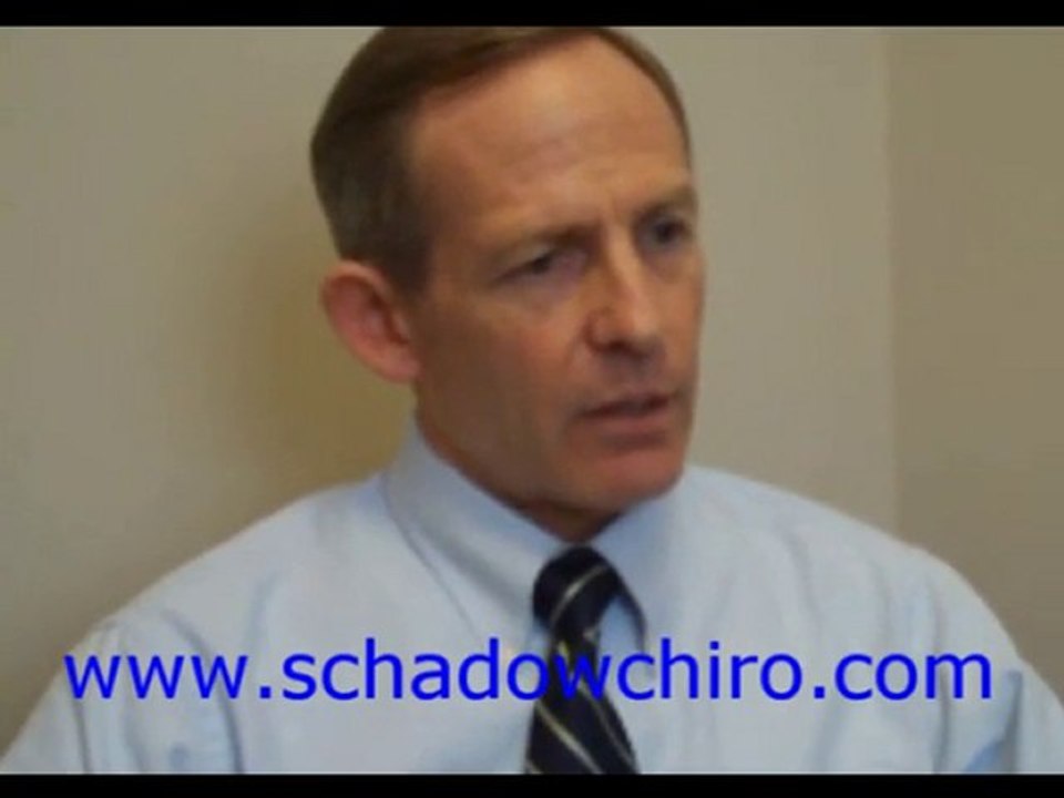 Dr. Schadow, Anoka Coon Rapids chiropractor, discusses the