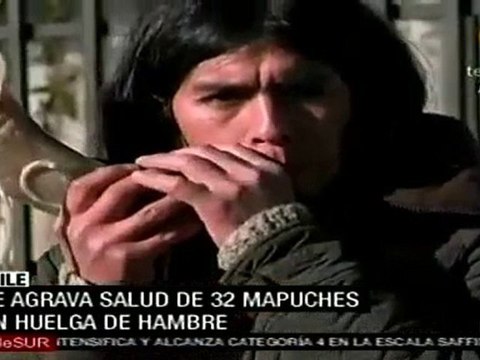 Salud de presos mapuches en huelga de hambre entra en fase c