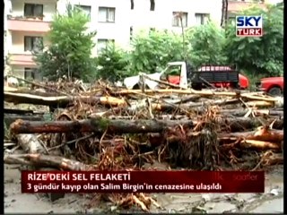 Rize'deki Sel Felaketi