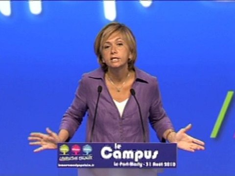 UMP Campus 2010 : Discours de Valérie Pécresse