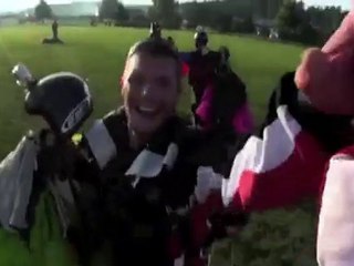 rubiks cube et saut en parachute