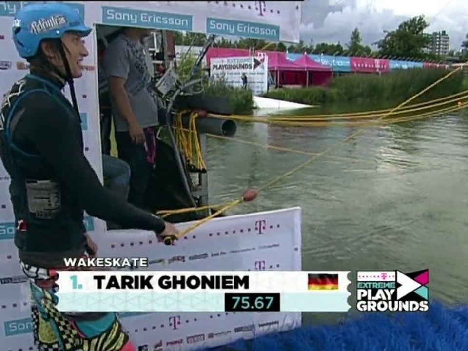 Telekom Playgrounds Hamburg - Wakeskate 1st Tarik Ghoniem