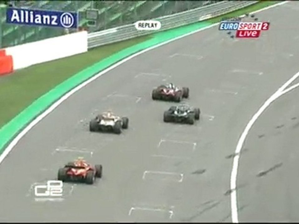 Vladimir Arabadzhiev lose control 2010 GP2 Rd08 Spa Race 1