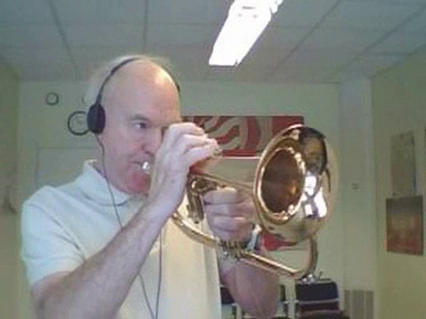 Jazzy song PERDIDO on Flugelhorn by Johnny D Bergh!!!!!!!!