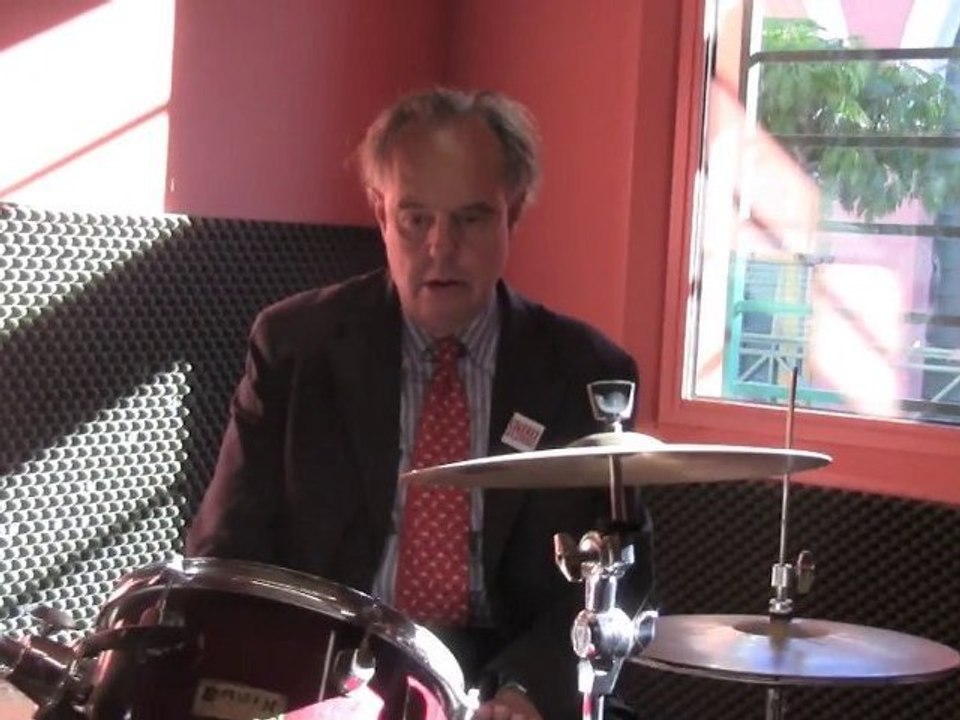 F. Mitterrand à la Casa Musicale