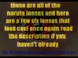 contact lenses Naruto