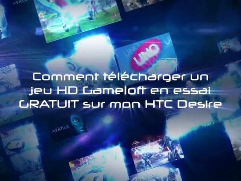 Les Jeux HD en essai GRATUIT du HTC Desire