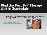 Scottsdale Self Storage Facility Storage Units Mini Boat RV
