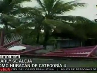 Earl se aleja como huracán categoría 4