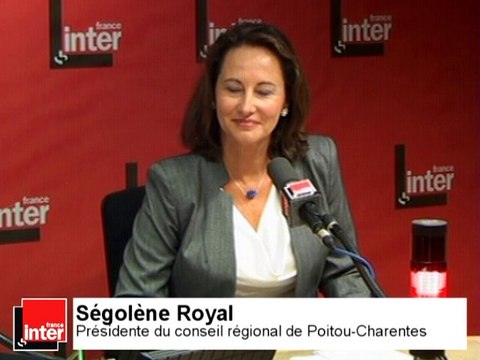 Ségolène Royal invitée de France Inter, le 31 Août 2010