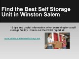 Winston Salem Self Storage Facility Storage Units Mini Boat