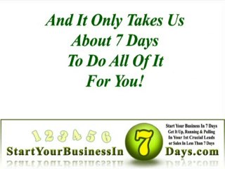 Start My Business In A Week