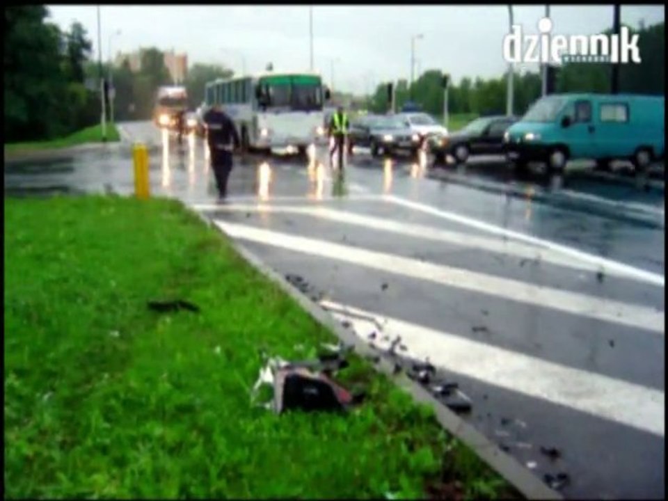 Wypadek na al. Solidarności w Lublinie