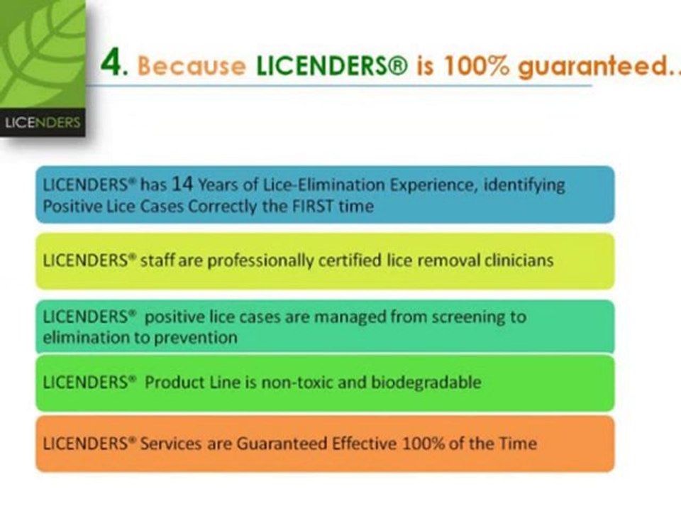 Got LICE? Get LICENDERS!