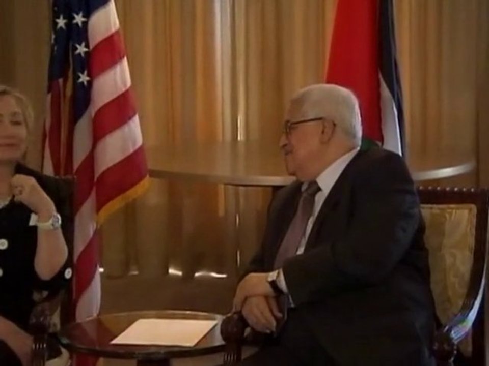Abbas, in Washington, condemns West Bank attacks