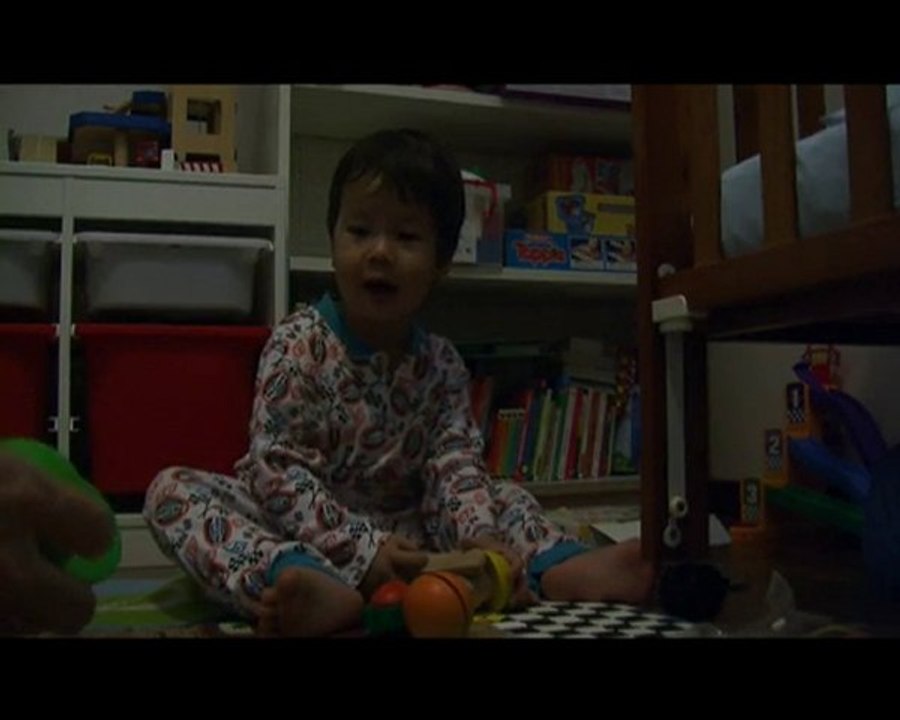 Olivier, juste avant le dodo, août 2010