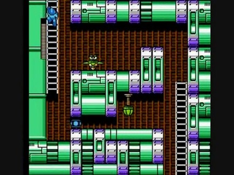 Megaman 4 part 10 - Le château de Cossack, second niveau
