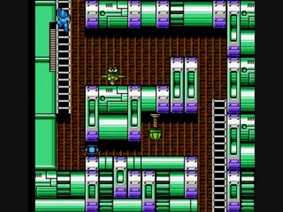 Megaman 4 part 10 - Le château de Cossack, second niveau
