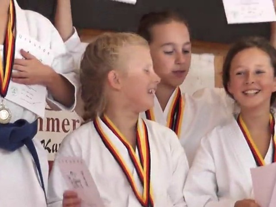 Siegerehrung Team Kata