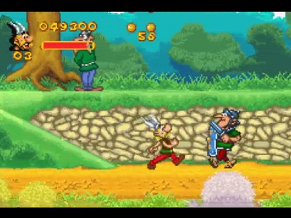 Soluce Astérix et Obélix GBA Paf ! Par Toutatis .